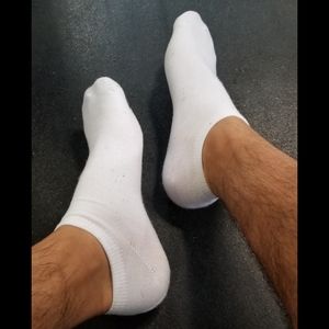 white ankle socks